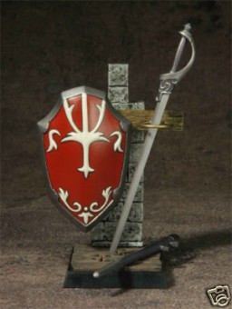 Holy Silver Rapier And Templar Knights' Shield, Dragon Quest, Square Enix, Trading, 4988601212250